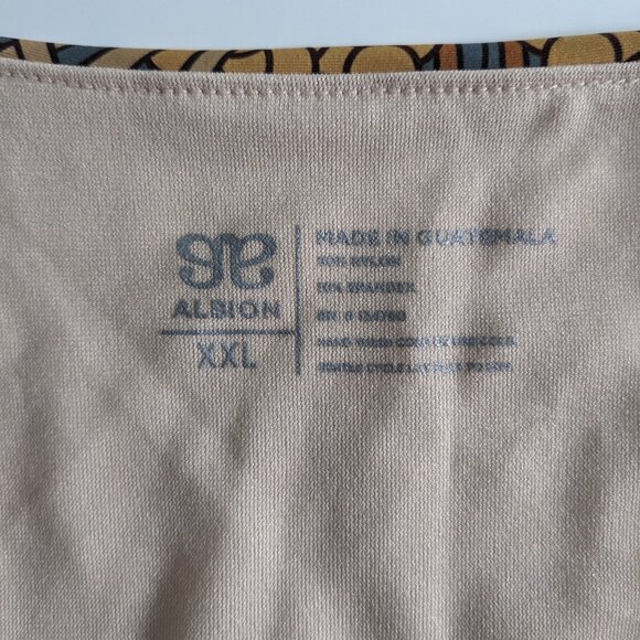 Albion Golden Hour Olivia Swim Crop & Sea Salt Ruched High-Waisted Bottoms XXL - Picture 4 of 10